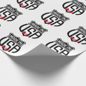 Made in USA Sign Thunder_Cove Geschenkpapier (Ecke)