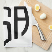 Made in USA Sign Thunder_Cove Geschirrtuch (Viertel Falte)