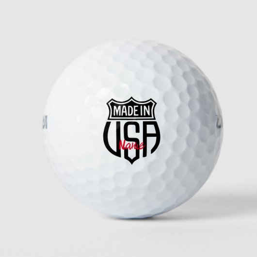 Made in USA Sign Thunder_Cove Golfball (Vorderseite)