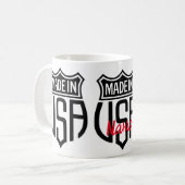 Made in USA Sign Thunder_Cove Kaffeetasse (Vorderseite Links)