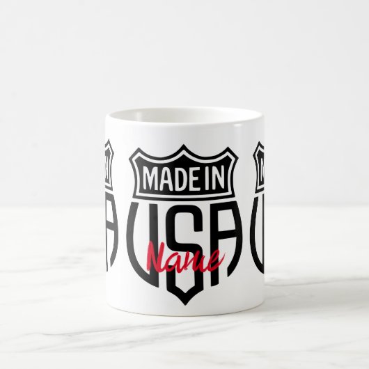 Made in USA Sign Thunder_Cove Kaffeetasse (Mittel)
