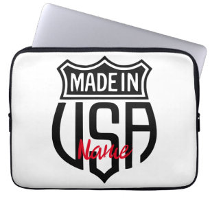 Made in USA Sign Thunder_Cove Laptopschutzhülle