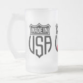 Made in USA Sign Thunder_Cove Mattglas Bierglas (Links)