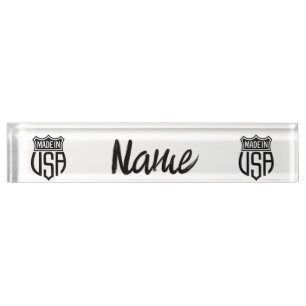 Made in USA Sign Thunder_Cove Namensplakette