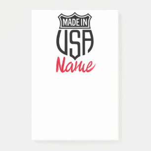 Made in USA Sign Thunder_Cove Post-it Klebezettel
