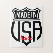 Made in USA Sign Thunder_Cove Puzzle (Vertikal)