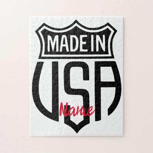 Made in USA Sign Thunder_Cove Puzzle (Vertikal)
