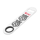 Made in USA Sign Thunder_Cove Speed Flaschenöffner (Vorderseite Schrägansicht)