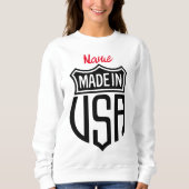 Made in USA Sign Thunder_Cove Sweatshirt (Vorderseite)