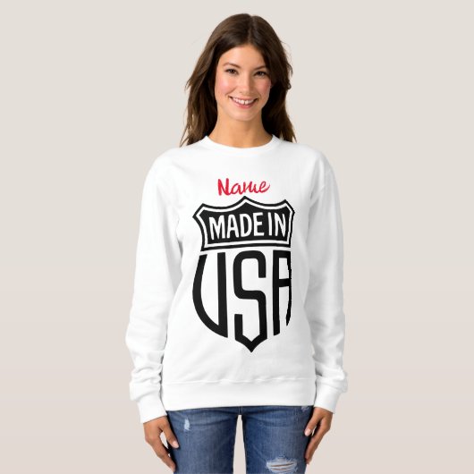 Made in USA Sign Thunder_Cove Sweatshirt (Vorne ganz)