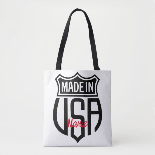 Made in USA Sign Thunder_Cove Tasche (Vorderseite)
