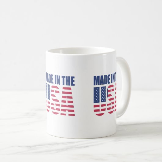 Made in USA Tasse (VorderseiteRechts)