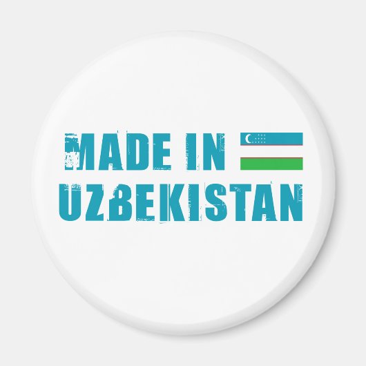 Made in Usbekistan Magnet (Vorne)