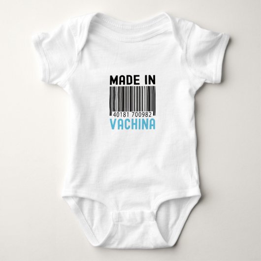 Made in Vachina Baby Strampler (Vorderseite)