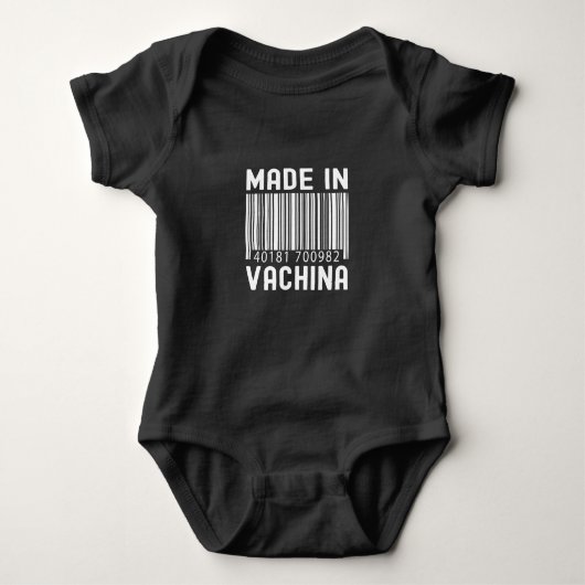 Made in Vachina Baby Strampler (Vorderseite)