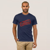 Made in Virginia Grunge Map Mens Navy Blue T - Shi T-Shirt (Vorne ganz)