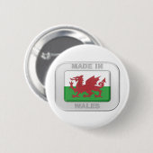 Made in Wales Button (Vorne & Hinten)