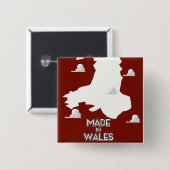 Made in Wales Button (Vorne & Hinten)