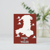 Made in Wales Postkarte (Stehend Vorderseite)