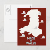 Made in Wales Postkarte (Vorne/Hinten)