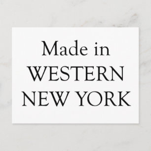 Made in Western New York Postkarte
