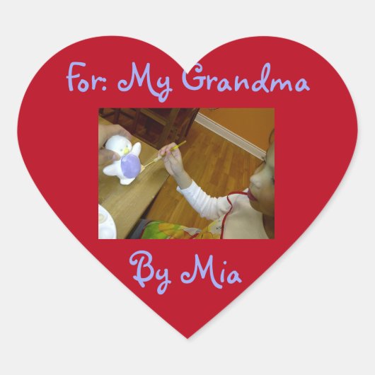 Made Just for you Heart Aufkleber von RoseWrits (Vorderseite)