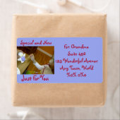 Made just for you Shipping Label by RoseWrits (Insitu)