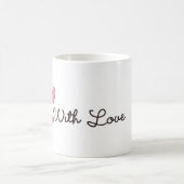 Made mit Liebe Kaffeetasse (Mittel)