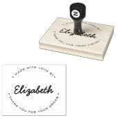 MADE mit Liebe Vielen Dank für Ihre Bestellung Gummistempel (Stempel)