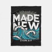 Made New Baptized Baptism Fleecedecke (Vorderseite)