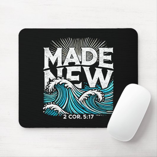 Made New Baptized Baptism Mousepad (Mit Mouse)