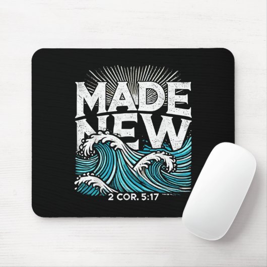 Made New Baptized Baptism  Mousepad (Mit Mouse)