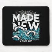 Made New Baptized Baptism  Mousepad (Vorne)