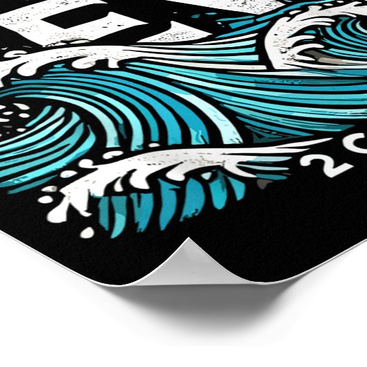 Made New Baptized Baptism Poster (Ecke)