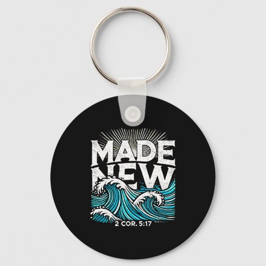 Made New Baptized Baptism  Schlüsselanhänger (Vorderseite)