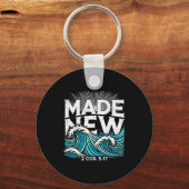 Made New Baptized Baptism Schlüsselanhänger (Vorderseite)