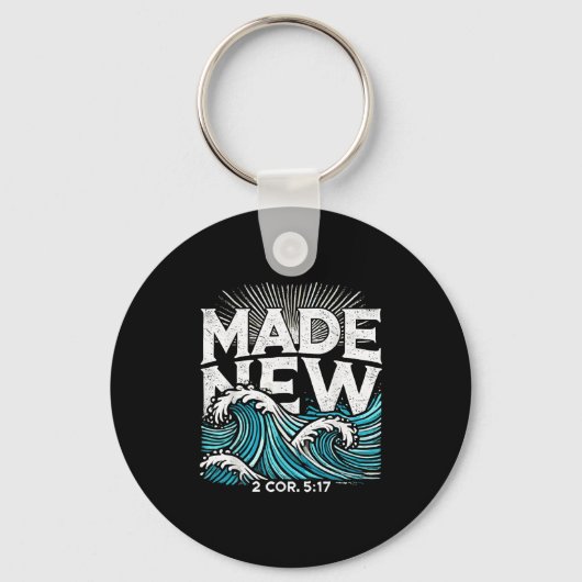 Made New Baptized Baptism Schlüsselanhänger (Vorderseite)