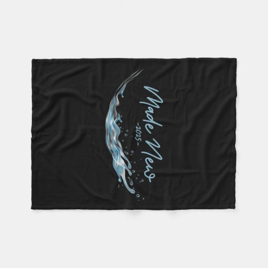 Made New, Christian Water Baptism-2025  Fleecedecke (Vorderseite (Horizontal))