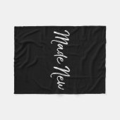 Made New Salvation Quote Faith Christian Baptism  Fleecedecke (Vorderseite (Horizontal))