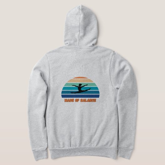 Made of Balance – Minimal Statement T-Shirt Hoodie (AblageHinten)