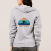 Made of Balance – Minimal Statement T-Shirt Hoodie (Rückseite)