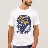 Made of Magic - Boho Whale Floral Nature Summer Gi T-Shirt (Vorderseite)