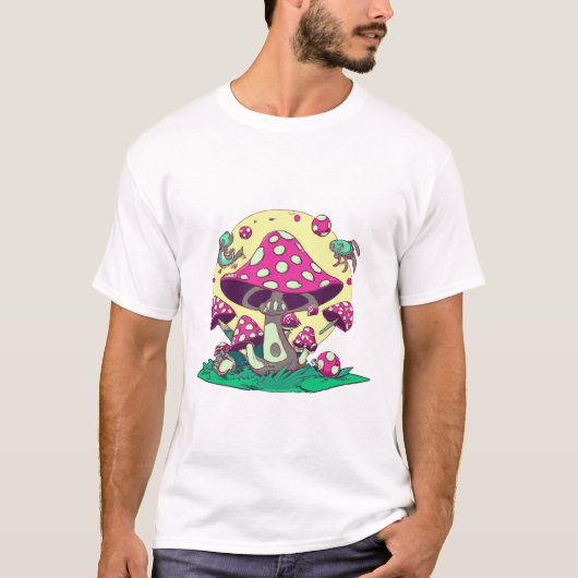 Made of magic - Mushroom Chill Trip T-Shirt (Vorderseite)