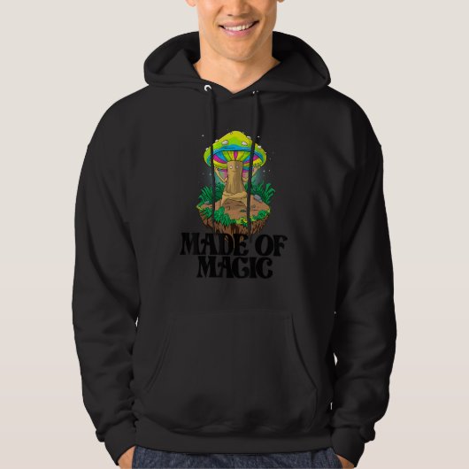 Made Of Magic Women Magic Psilocybin Mushroom Hoodie (Vorderseite)