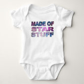 Made of Star Stuff - Niedliches Wissenschaftsangeb Baby Strampler (Vorderseite)