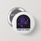 Made of Stars Button (Vorne & Hinten)