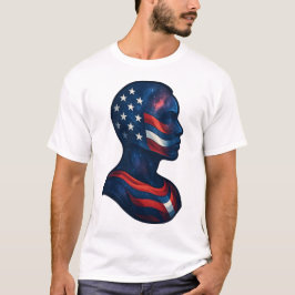 "Made of Stars & Stripes" - Celestial American T-Shirt