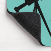 Made of Stars Teleskop Zitat Mousepad (Ecke)