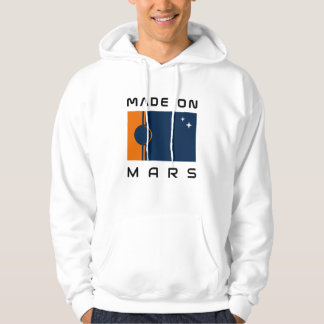 Made on Mars Hoodie mit der Marsianflagge