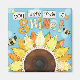"Made to Shine" Inspiration Magnet
